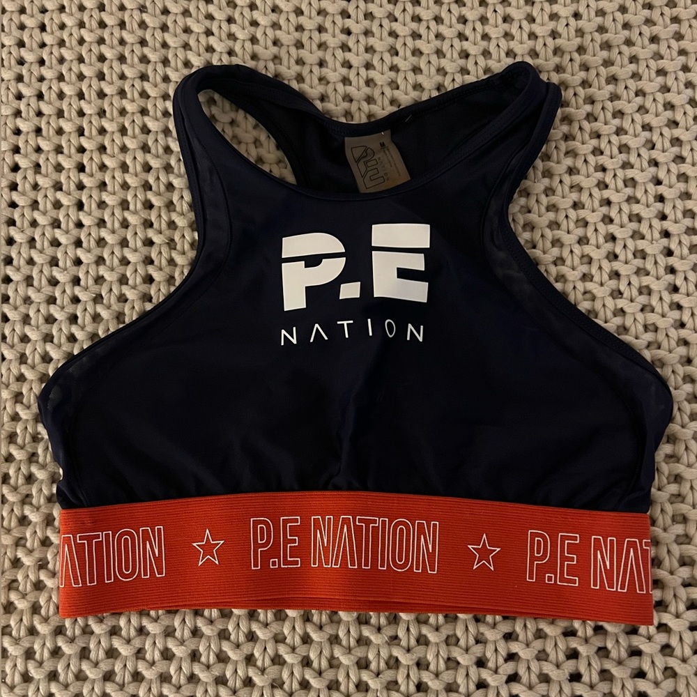 PE Nation
Figure Four Racerback Crop size M